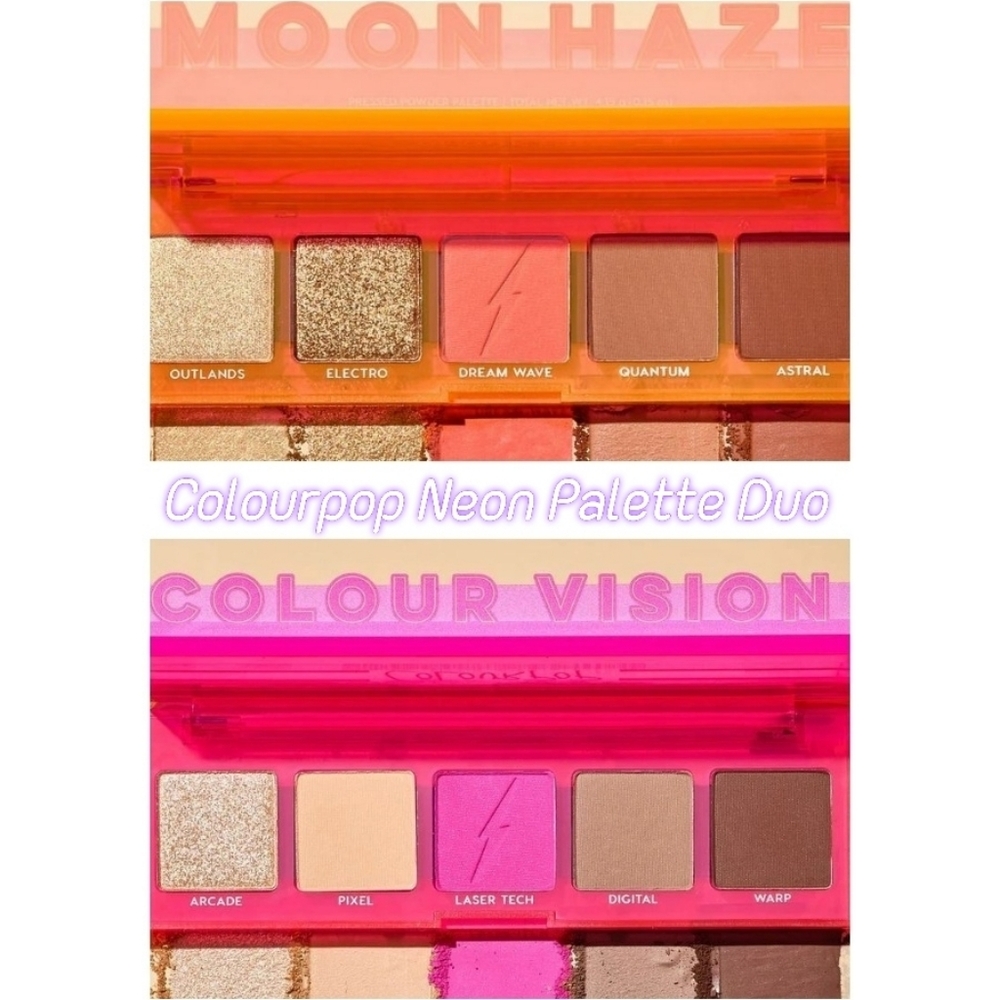 🆕️Colourpop Neon Palette Duo — Moon Haze & Colour Vision